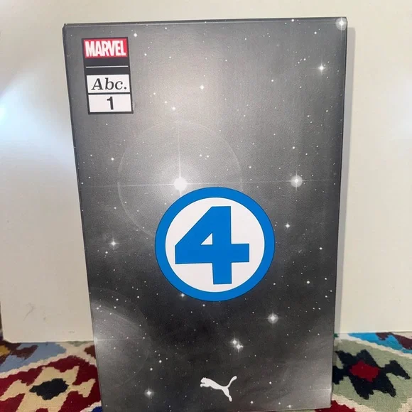 Advisory Board Crystals Fantastic Four The Thing Puma Marvel Orange Sneakers - Picture 15 of 16